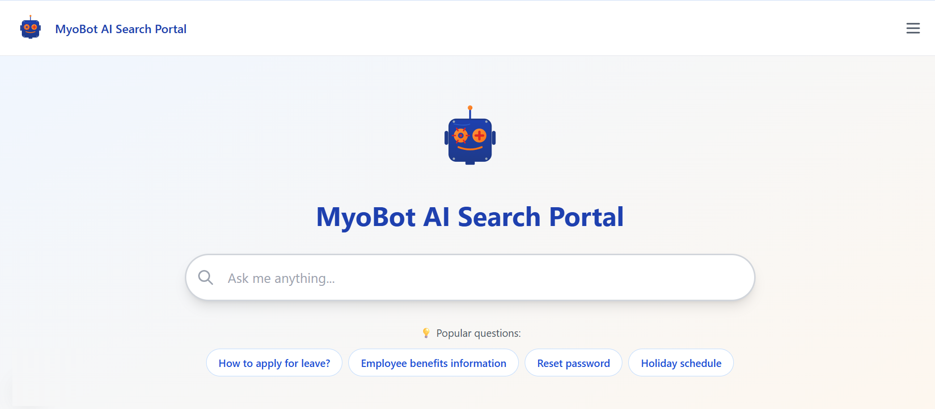 AI Search Portal